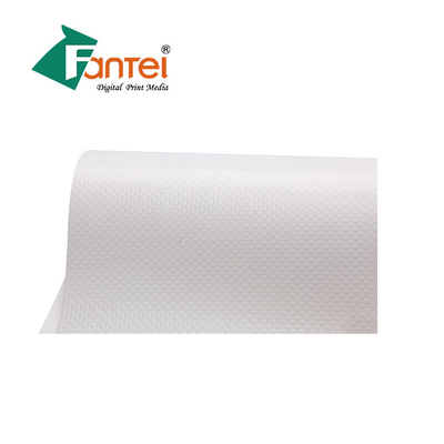 Biểu ngữ PVC tráng ngoài trời Cuộn giấy trắng khổ rộng phía trước 440g / 510g / 610g