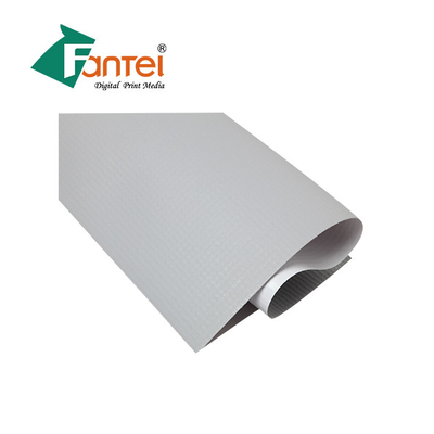 13oz 500DX500D Biểu ngữ PVC ngoài trời Màu xám Biểu ngữ in kỹ thuật số