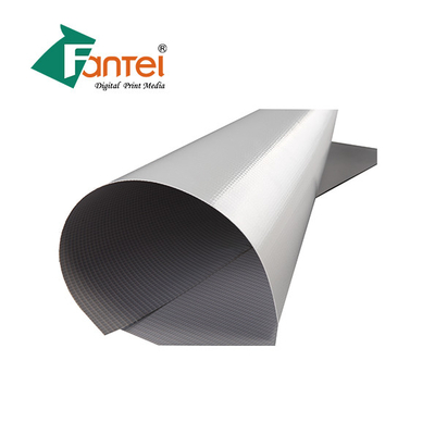 500X500 340g Biểu ngữ PVC ngoài trời Cuộn Xám 5 mét Tự làm sạch
